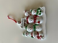 Snowman Family of 6 - $12