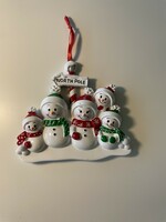 Snowman Family of 5 - $12