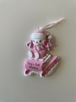 Baby's First Christmas - Pink - $12