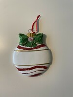Striped Ornament - $12